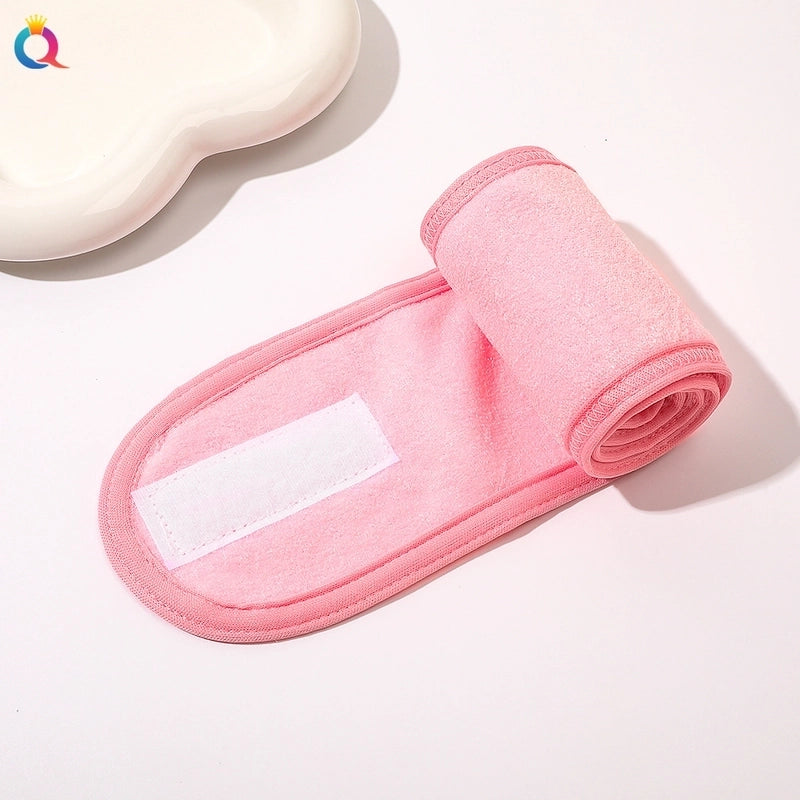 Minimalist Unisex Solid Color Cotton And Linen Spa Headband