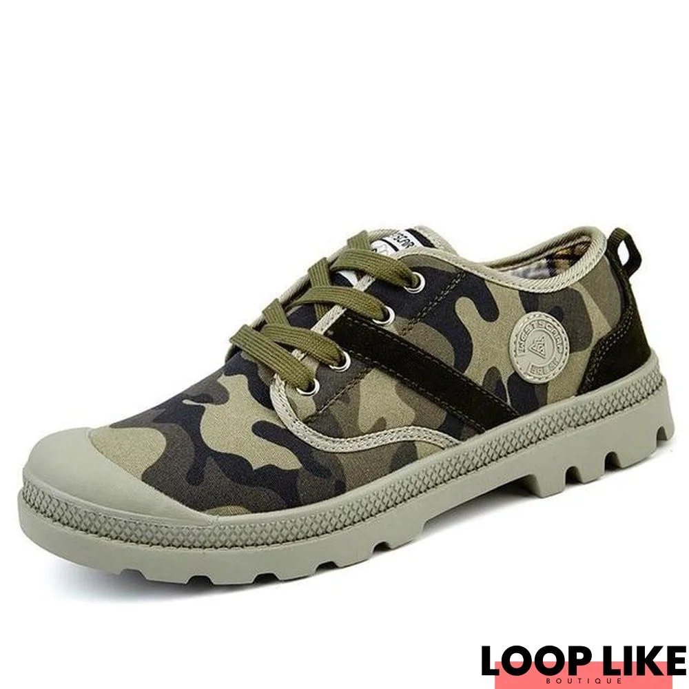 Men Canvas Large Size Sneakers Shoes