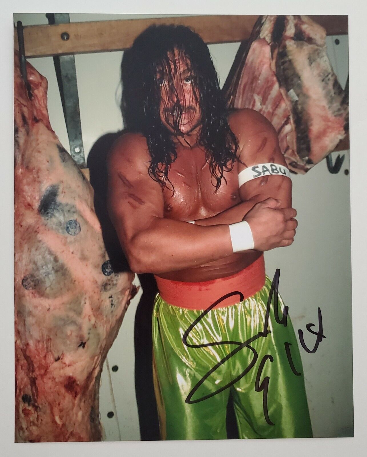 Sabu Signed 8x10 Photo Poster painting Option 2 ECW WWE Champion Raw WWF Wrestler LEGEND RAD