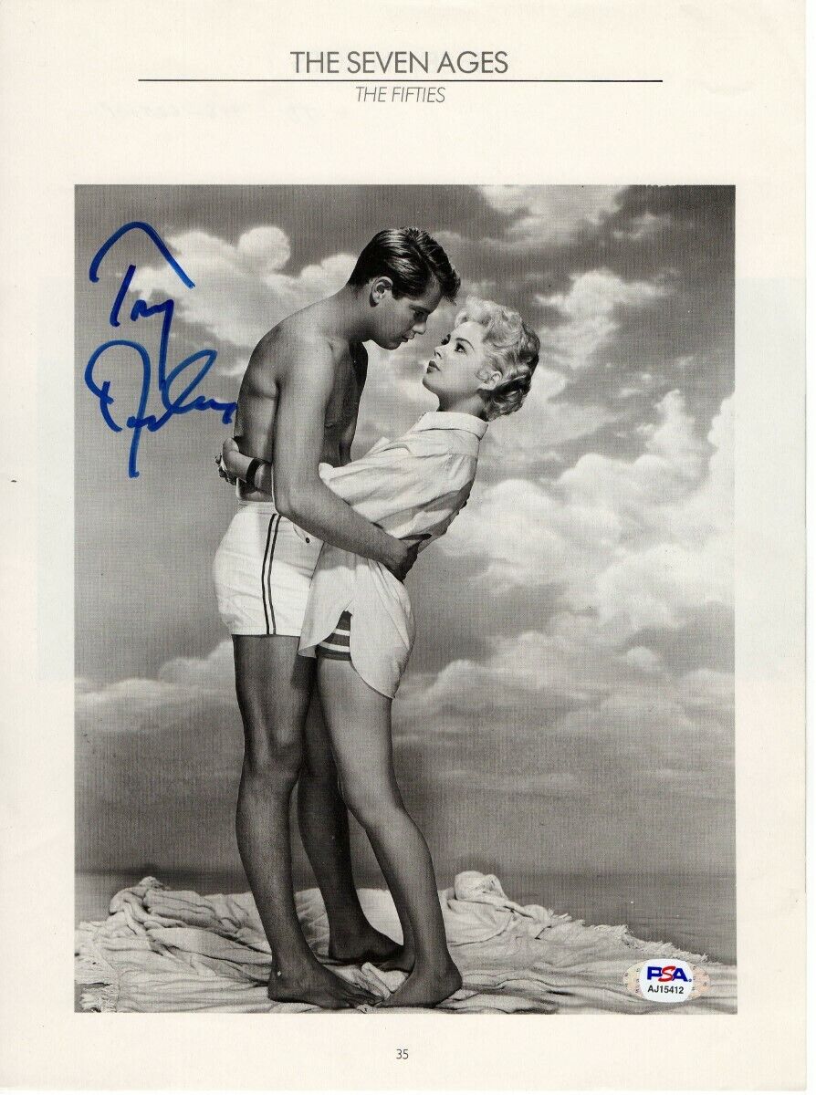 Troy Donahue Signed Autographed Photo Poster painting A Summer Place w/Sandra Dee PSA AJ15412