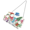 Schneemann Acryl - 5d diy Handwerk Anhänger