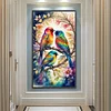 (40*70cm)Birds - Full Round Drill Diamond Painting