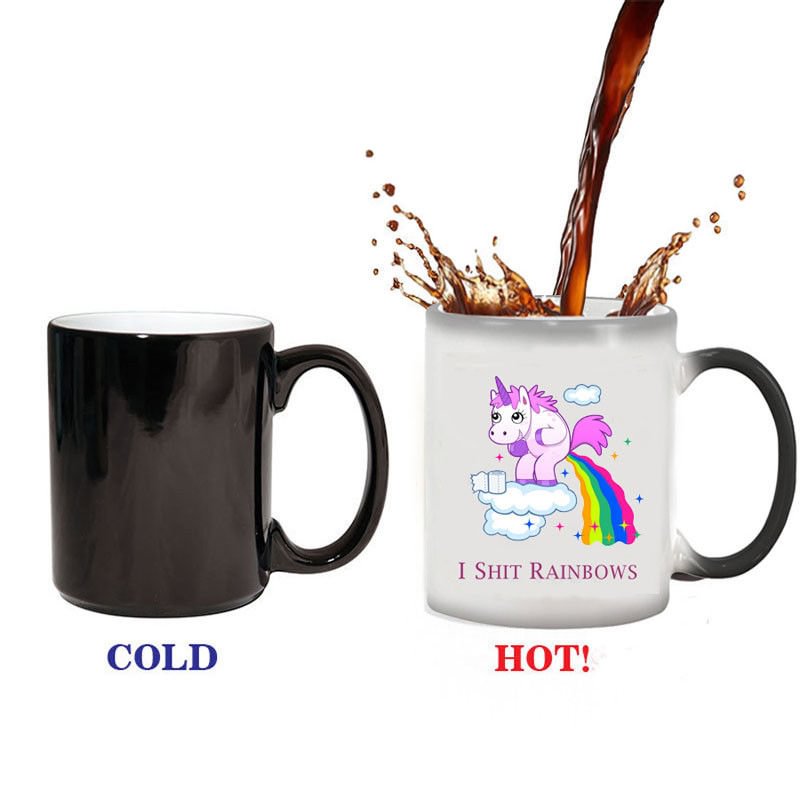 Heat Sensitive Color Change Unicorn Mug