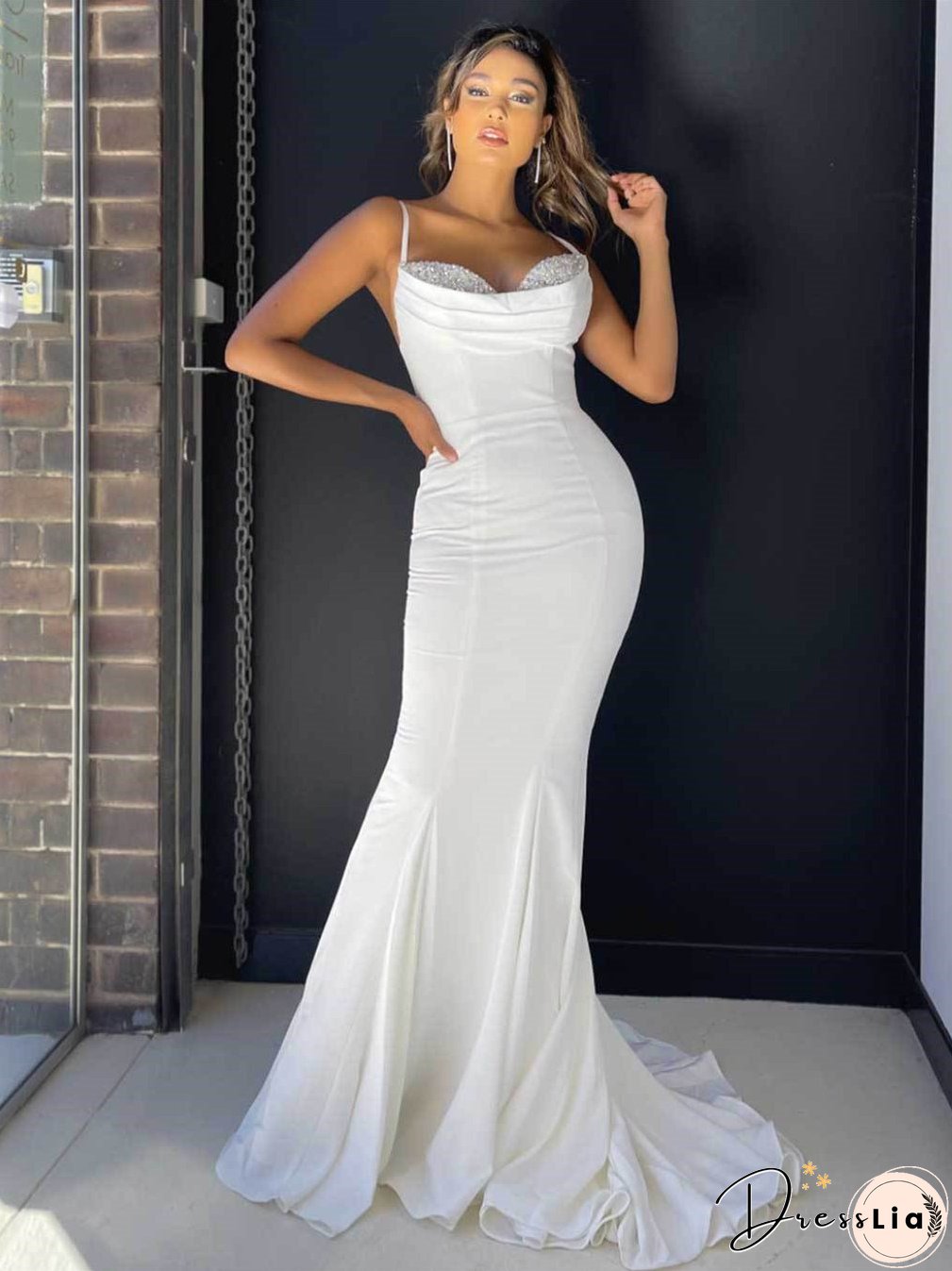 Suspender Evening Dress