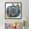 Pumpkin-Partial 11CT Stamped Cross Stitch Bead Embroidery 36*36cm/14.17*14.17in tapestrymarket