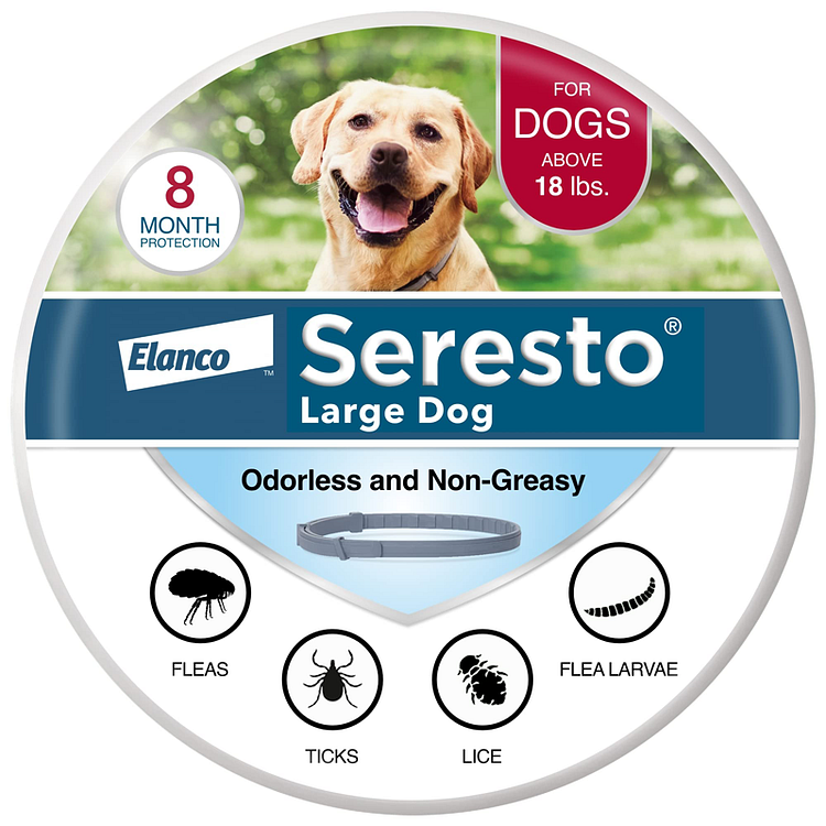 Seresto Large Dog Vet-Recommended Flea & Tick Treatment Prevention Collar