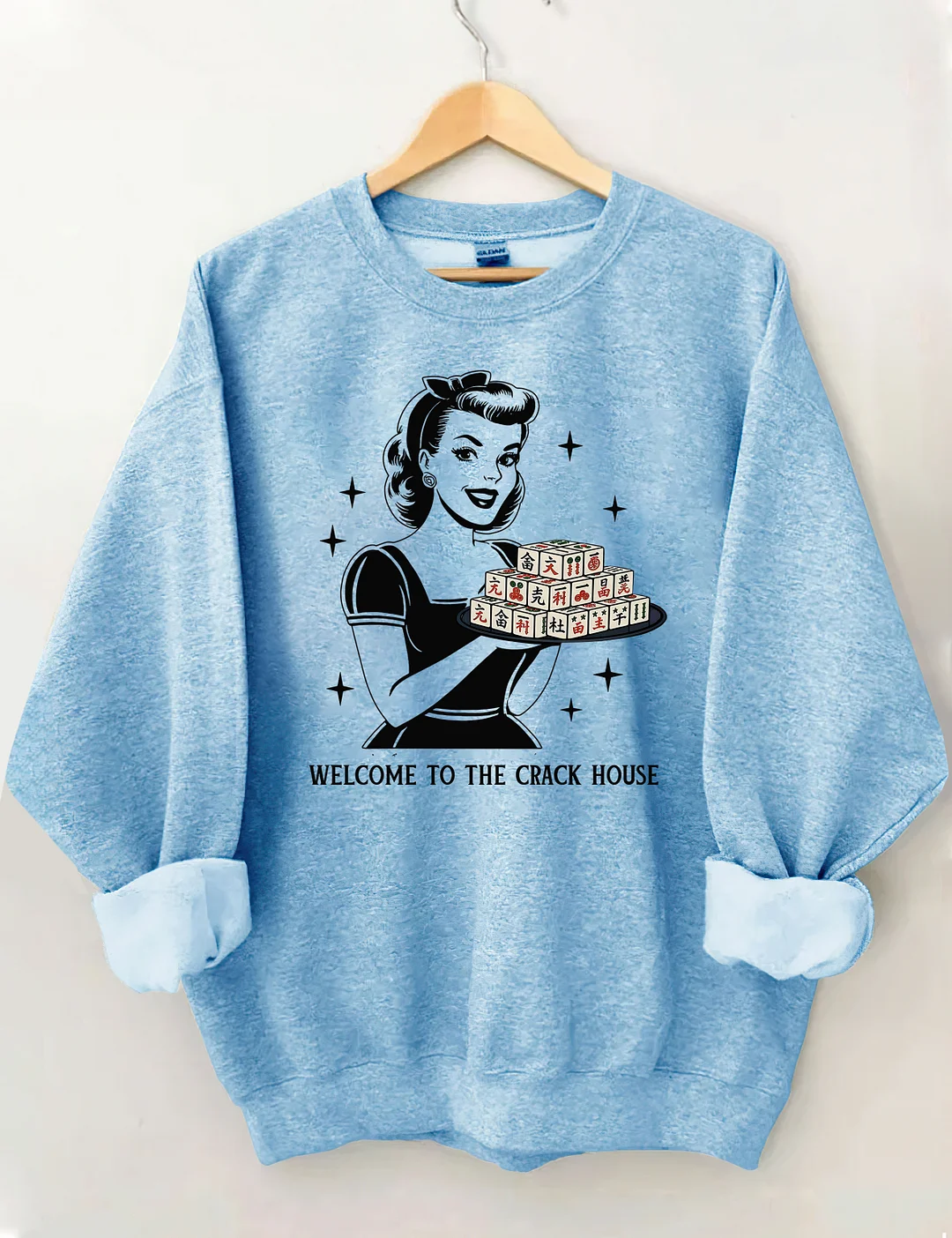 Welcome To The Crack House Mahjong Sweatshirt