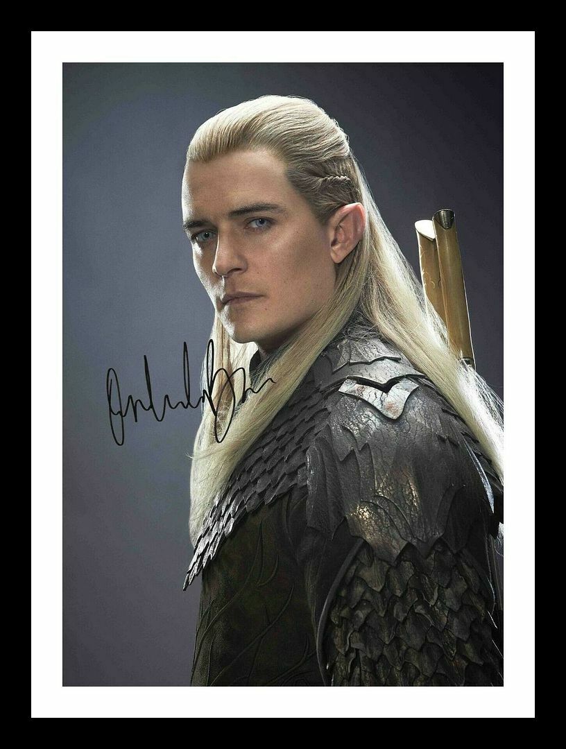 Orlando Bloom - Lord Of The Rings Autograph Signed & Framed Photo Poster painting