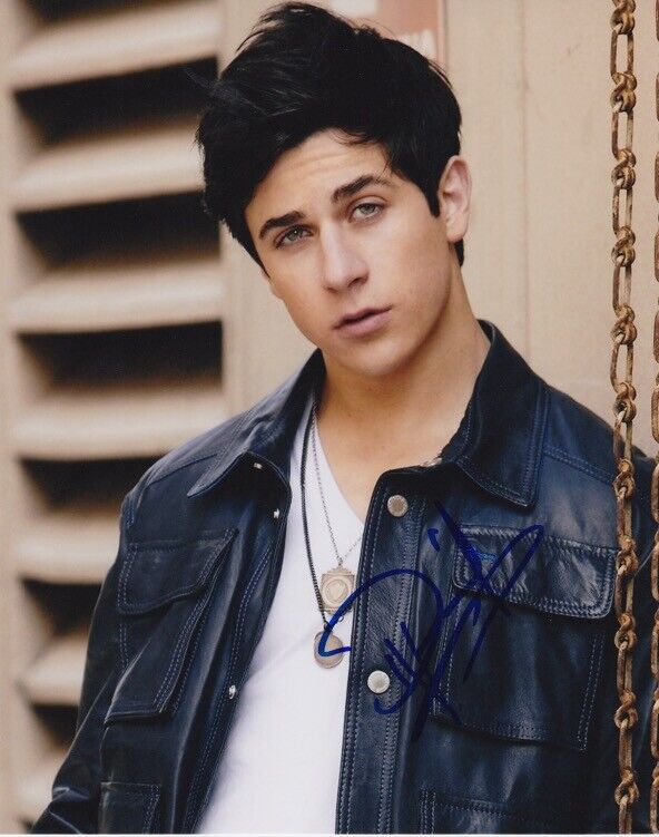 David Henrie signed 8x10 Photo Poster painting