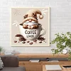 Diamond Painting-DIY Full Round Drill Coffee Gnome
