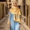 Leaf Pattern Long Shawl Summer Women Hijab Scarf