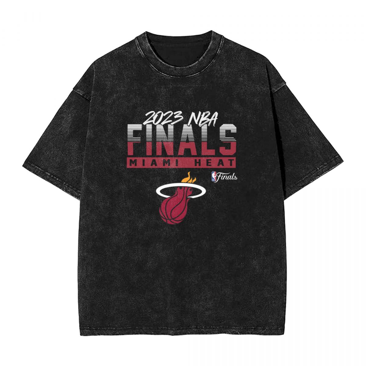 Miami Heat 2023 NBA Finals Men's Oversized Streetwear Tee Shirts