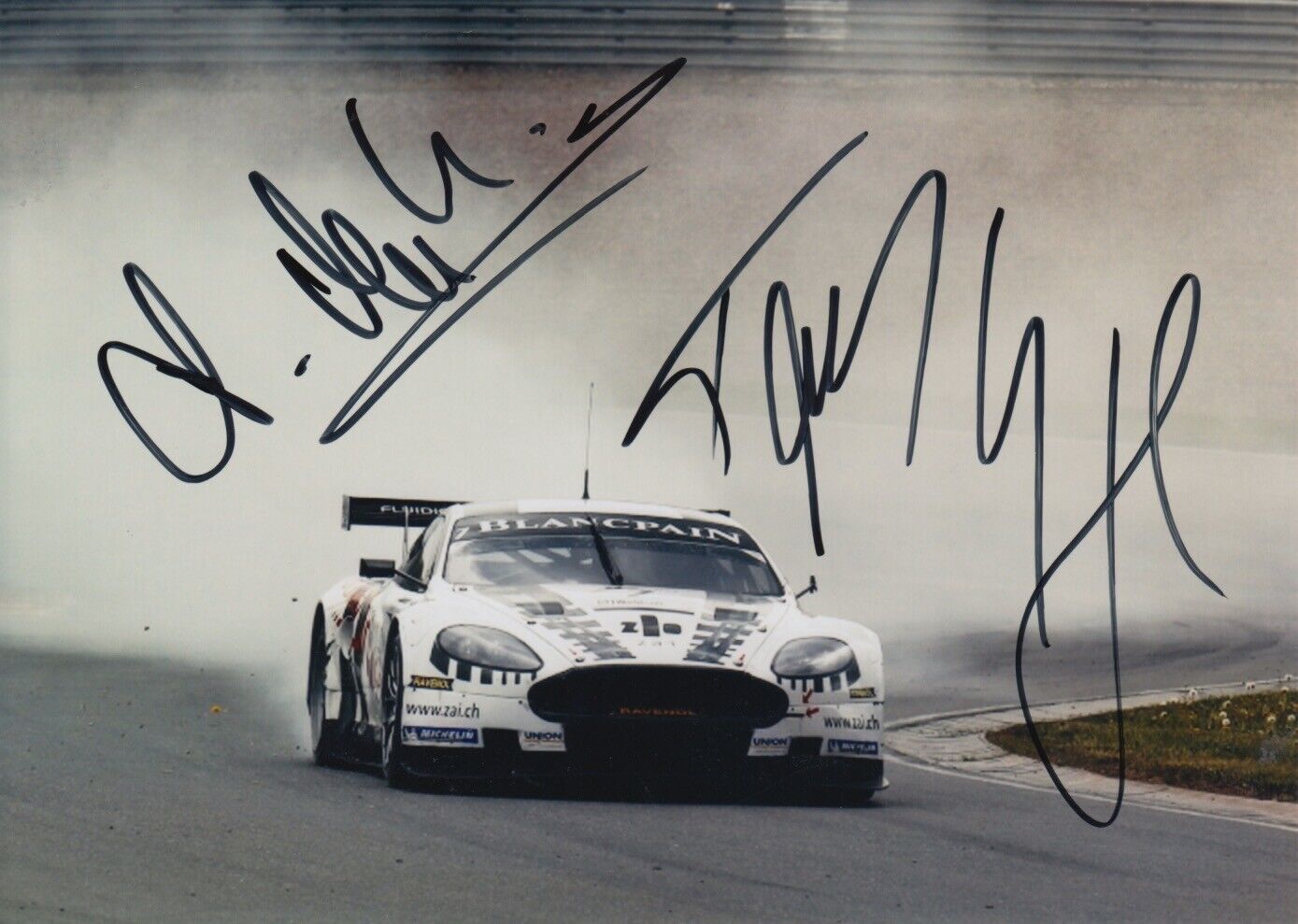 Enge, Muller Hand Signed 7x5 Photo Poster painting - Aston Martin Autograph.