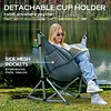  Hammock Camping Chair Folding Portable Swinging Chair with Cup Holder for Outdoor RV Lawn Backyard Patio,Support 350 lbs