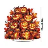Pumpkin Diamond Dot Painting Ornament DIY Double Sided Acrylic Stand