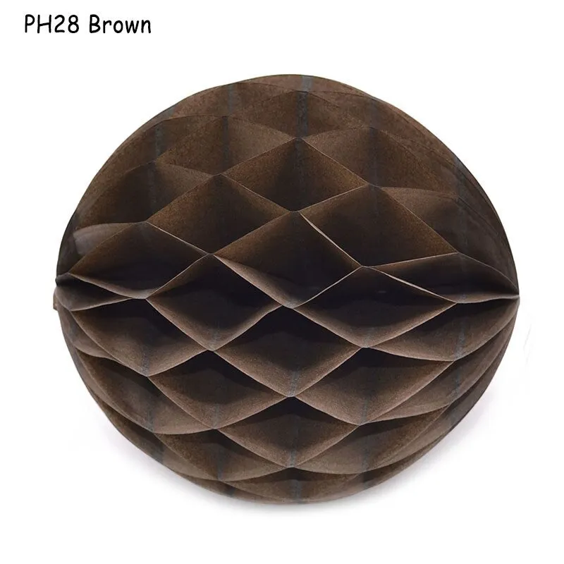 1Pcs 2 -12 Chinese Round Hanging Paper Honeycomb Flowers Balls Crafts Party Wedding Home DIY Decoration Paper Lantern Pompom
