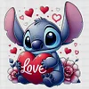 Love Stitch - 11CT Stamped Cross Stitch - 40*40cm - Disney