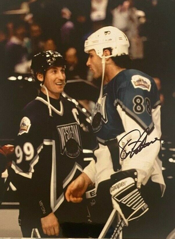 Eric Lindros signed autographed 8x10 Photo Poster painting Wayne Gretzky