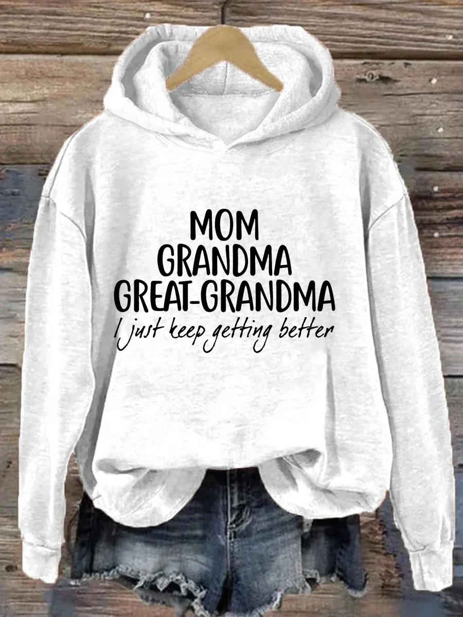 Mom Grandma Great-Grandma Hoodie