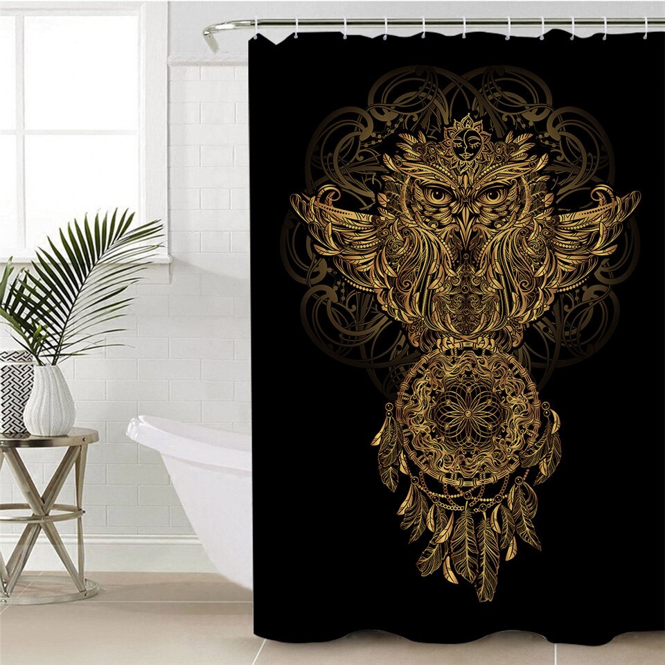 

Golden Fox - Print Shower Curtain, 180*180cm, 501 Original