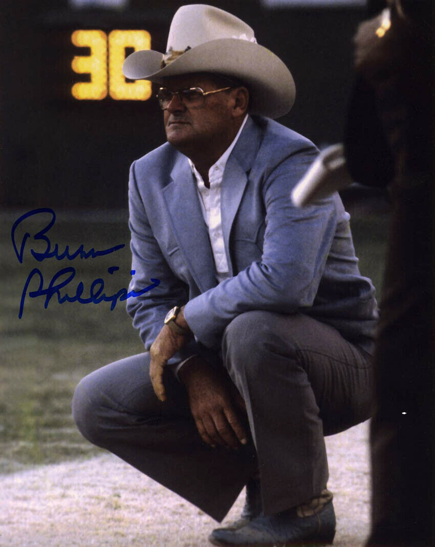 Bum Phillips Coach Houston Oilers Signed 8x10 Autographed Photo Poster painting Reprint