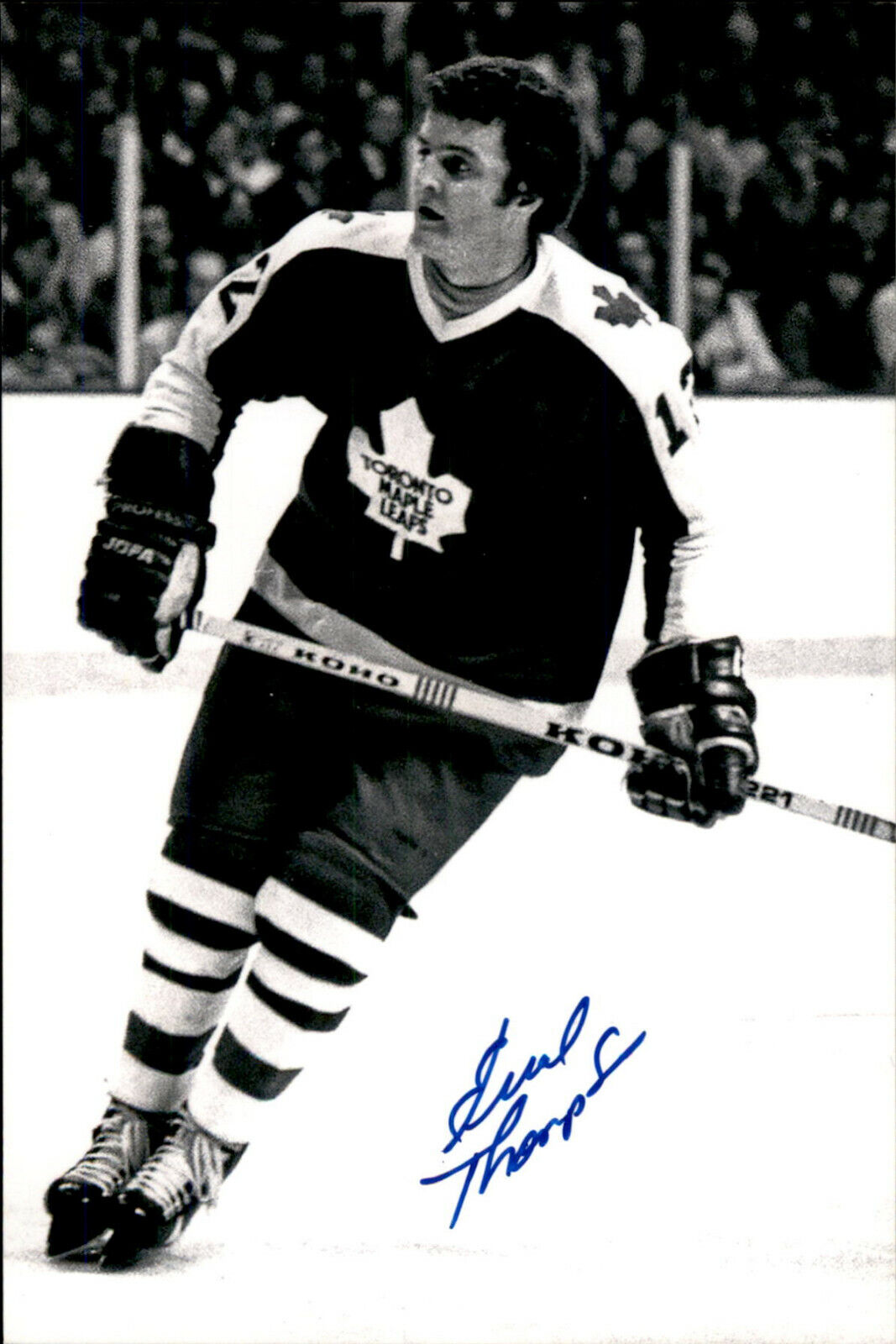 Errol Thompson SIGNED autographed 4x6 Photo Poster painting TORONTO MAPLE LEAFS #4