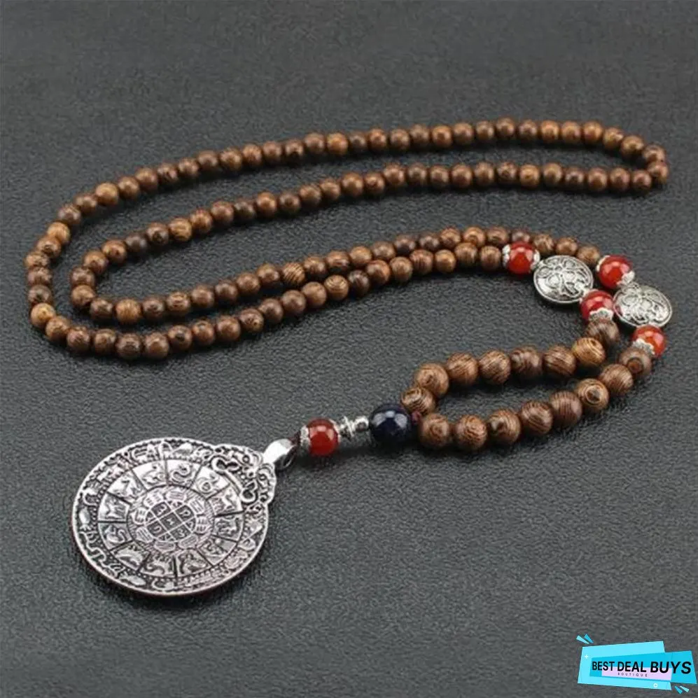Ethnic Fish Horn Long Statement Men Womens Jewelry