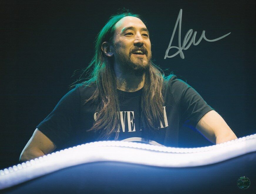 STEVE AOKI Autographed Original 8x10 Photo Poster painting LOA TTM