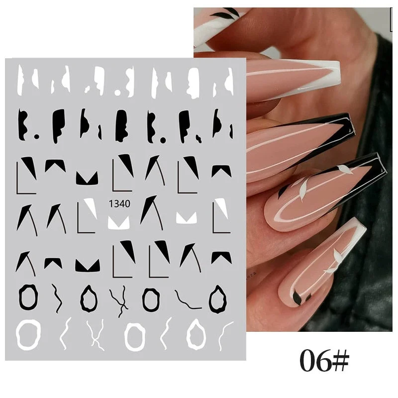 1Pc 3D Halloween Nail Stickers Anime Joker Spider Snake Sliders Nail Art Stickers Adhesive Christmas Decals Snowflake Decor-Nail Inspo