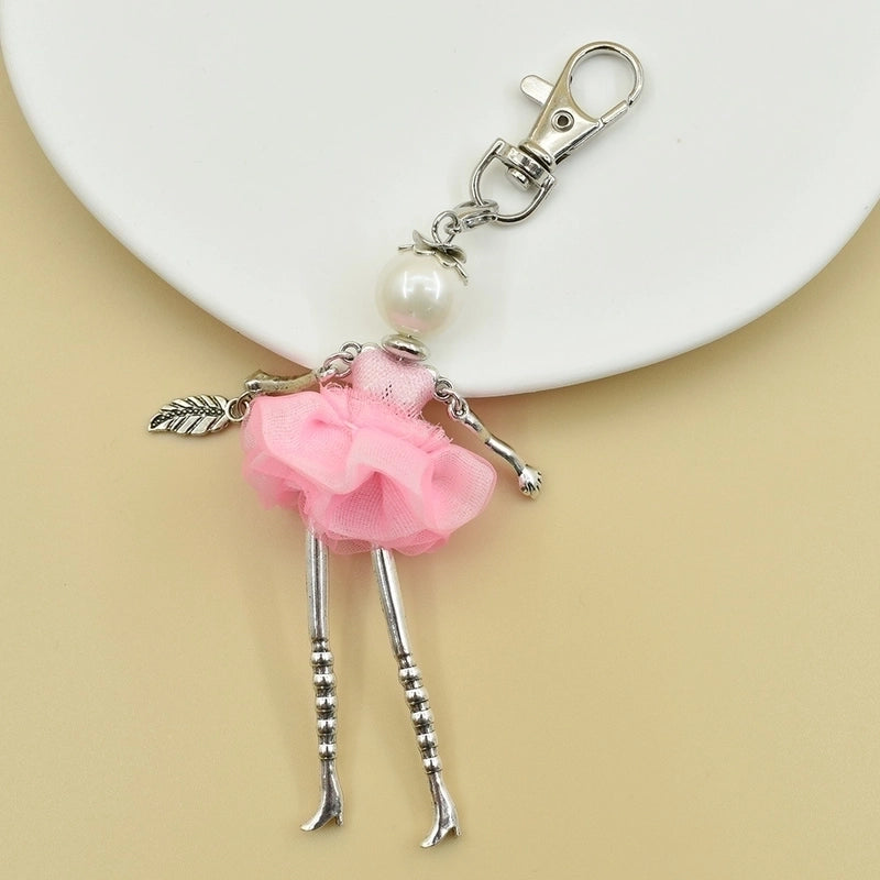 Casual Cartoon Alloy Bag Pendant Keychain