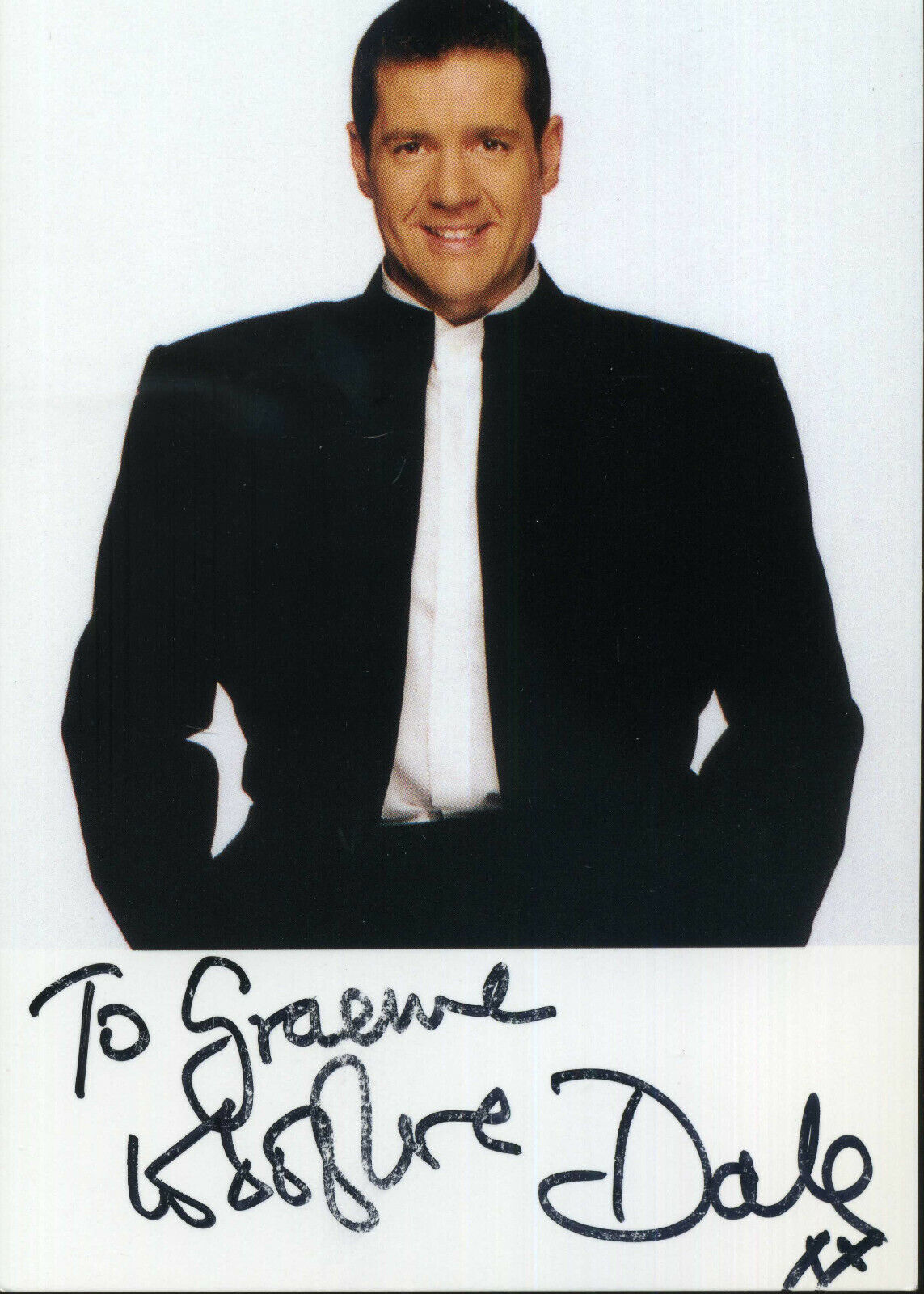 DALE WINTON Signed Photo Poster paintinggraph - TV Celebrity & Presenter - preprint