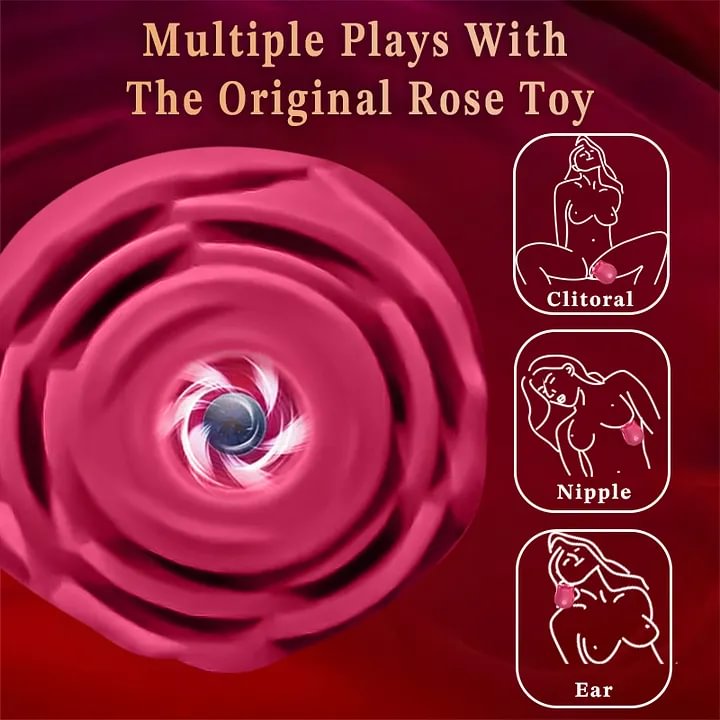 Double Rose Pleasure Set - Ros&eacute;Trio Thrusting Massager