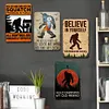 6PCS sasquatch  - Ensemble de panneaux en m&eacute;tal(20*30cm/30*40cm)
