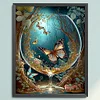 (Stamped/Counted) Butterfly In Glass Bottle In The Woods - 11CT Cross Stitch 40*50cm/15.75*19.69in