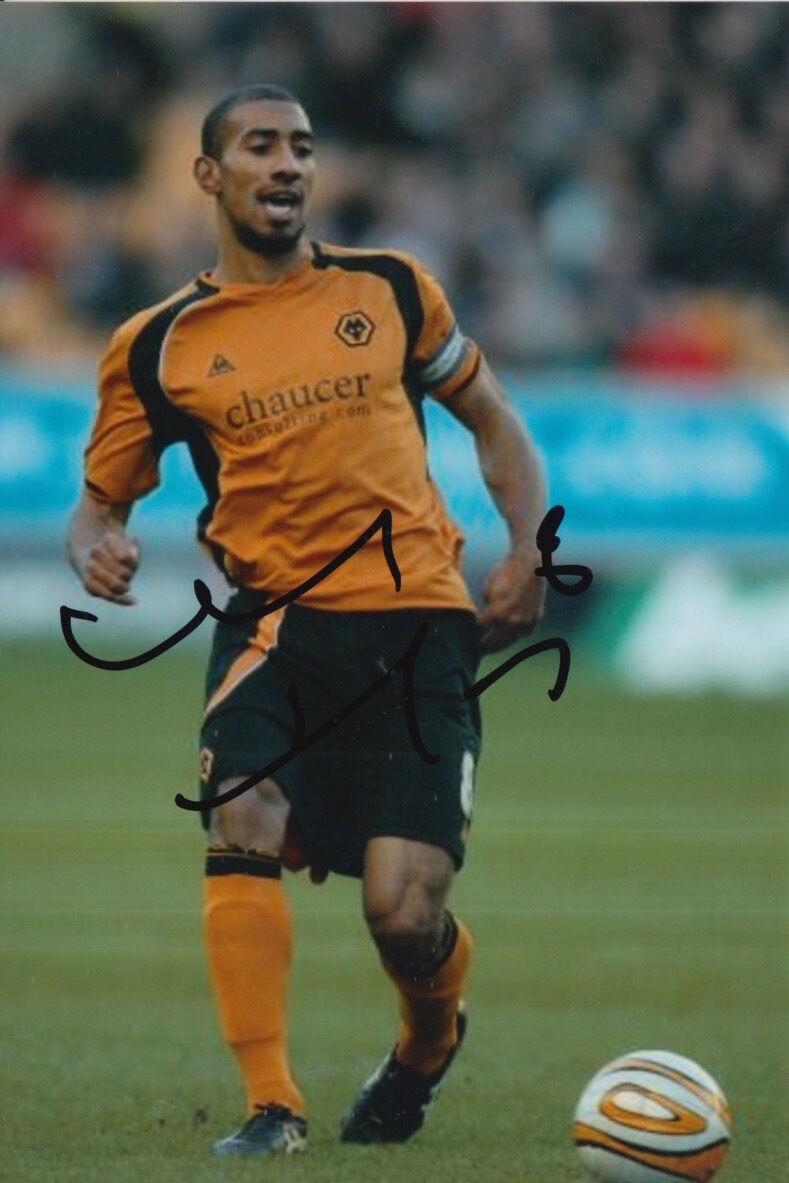 WOLVES HAND SIGNED KARL HENRY 6X4 Photo Poster painting 1.