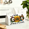 Diamond Painting PU Sunflower Saying Tissue Box Tissue Holder