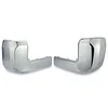 KUAFU Rear Bumper End Cap Compatible with 2016-2023 Toyota Tacoma Replacement for TO1104131 TO1105131 W/O Parking Sensors Holes Chrome Cover Corner Extension Pair
