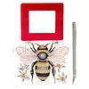 Sac &agrave; main bricolage avec peinture en diamant avec poign&eacute;e carr&eacute;e, peinture en diamant, sacs fourre-tout kits, peintures multi-usages en diamants, sacs &agrave; main cr&eacute;atifs pour femmes, cadeau artisanal (honey insect)