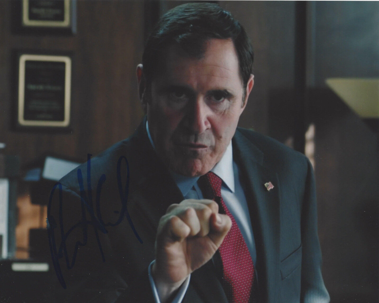 RICHARD KIND SIGNED AUTHENTIC 'GOTHAM' 8X10 Photo Poster painting w/COA SPIN CITY RIDE ACTOR