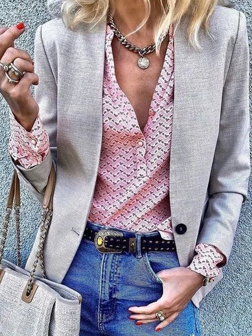 Women's Casual Long Sleeve Blazers