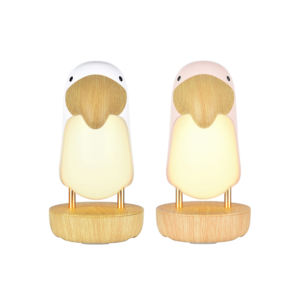 

LED Cute Hornbill Lamp Bluetooth-Compatible Kids Bedside USB Night Light, Pink, 501 Original