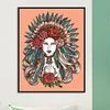 Diamond Painting -5D Full Round Drill Girl(50*40 CM)