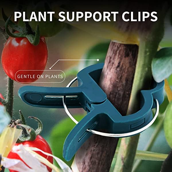 Gardening Plant & Flower Lever Loop Gripper Clips