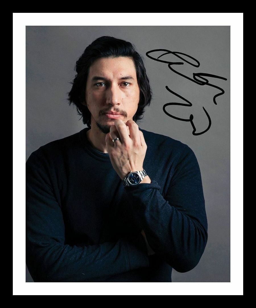 Adam Driver Autograph Signed & Framed Photo Poster painting