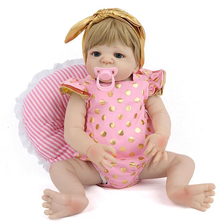 22"Kleine Elisa Lebensechtes Baby Mädchen - RSDP-Rebornbabypuppen-Rebornbabypuppen.de