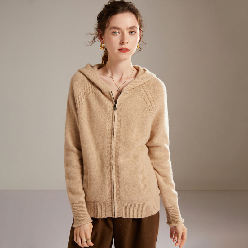 Chic Piece Cashmere Cardigan For Women REAL SILK LIFE