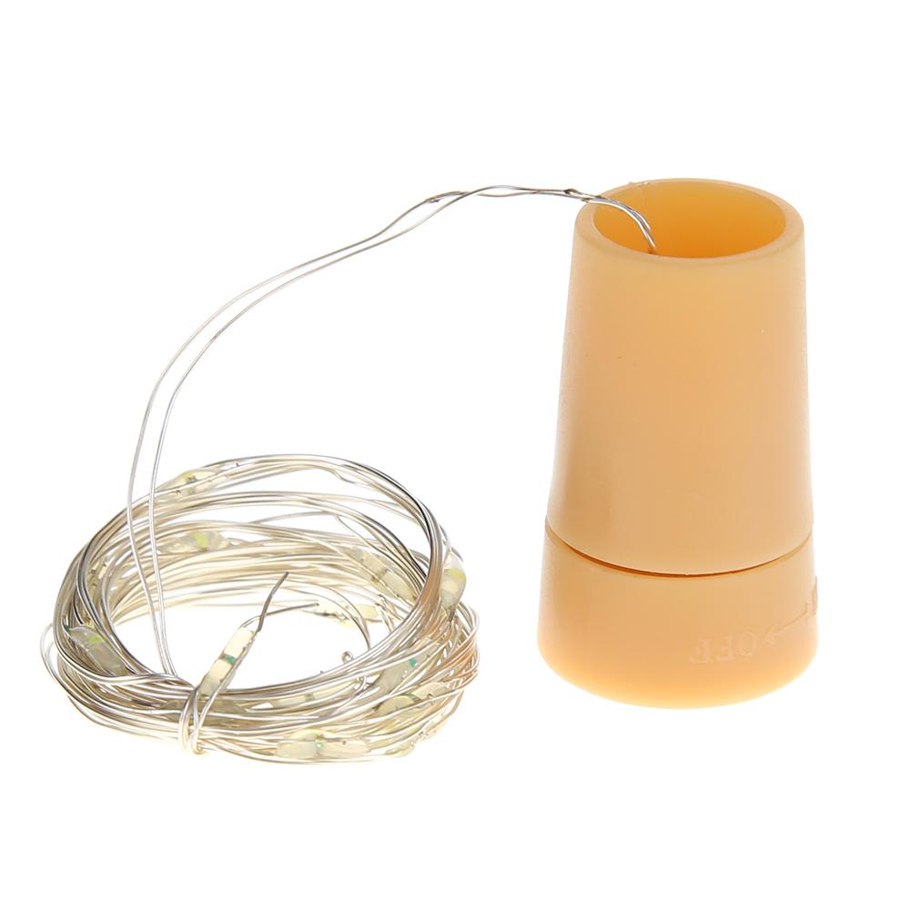 

2m/6.56ft 20 LED String Stopper Bottle-String Light, 1pcs white, 501 Original