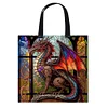 Colorful Dragon - 11CT DIY Stamped Cross Stitch Shopping Bag 40*40cm/15.75*15.75in