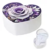 DIY Diamond Painting Heart-Shaped Jewelry Box Decorative Storage Case Home Decor
