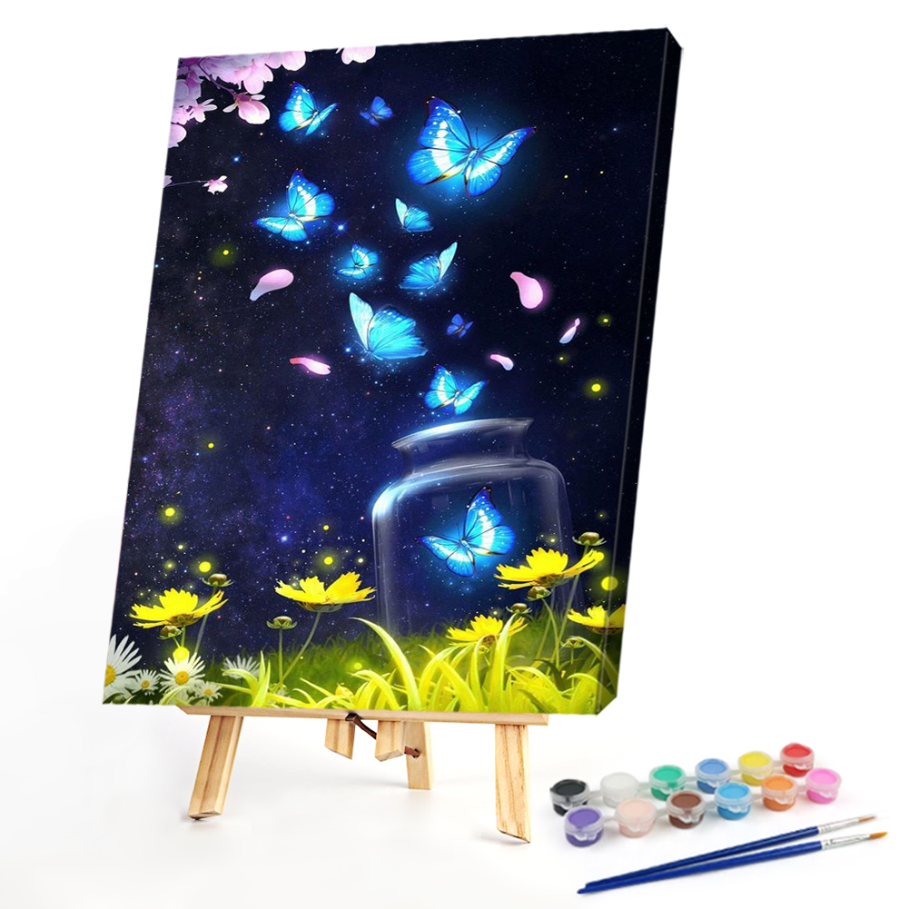

40*50CM - Paint By Numbers - Butterfly, 501 Original
